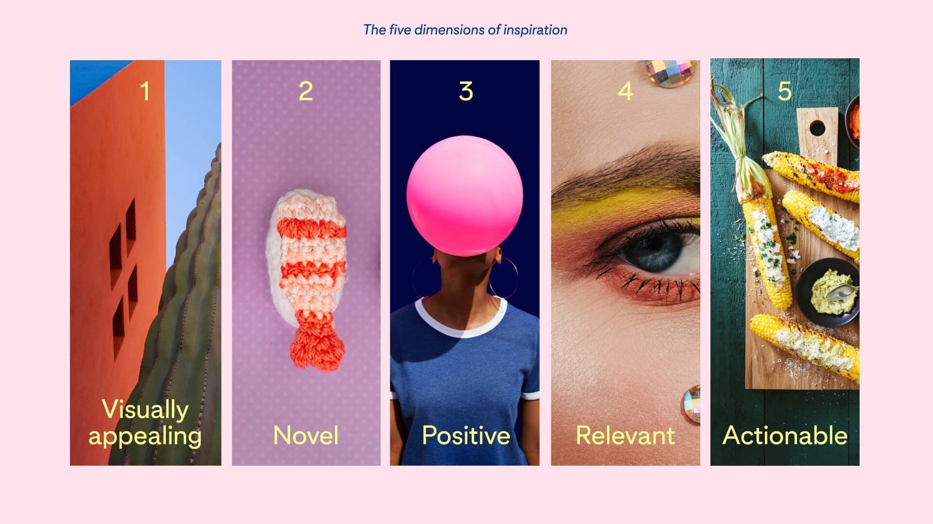 Cinco elementos inspiradores de la nueva imagen de Pinterest