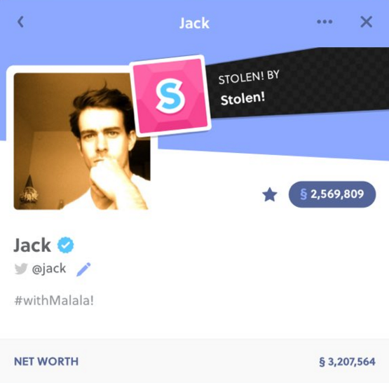 Jack dorsey stolen