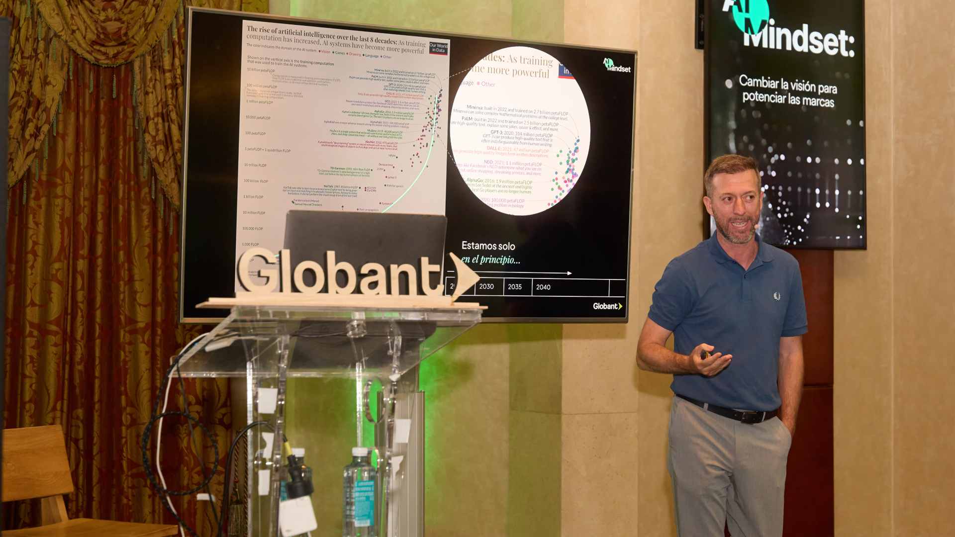 José Llinares durante el evento "AI Mindset"