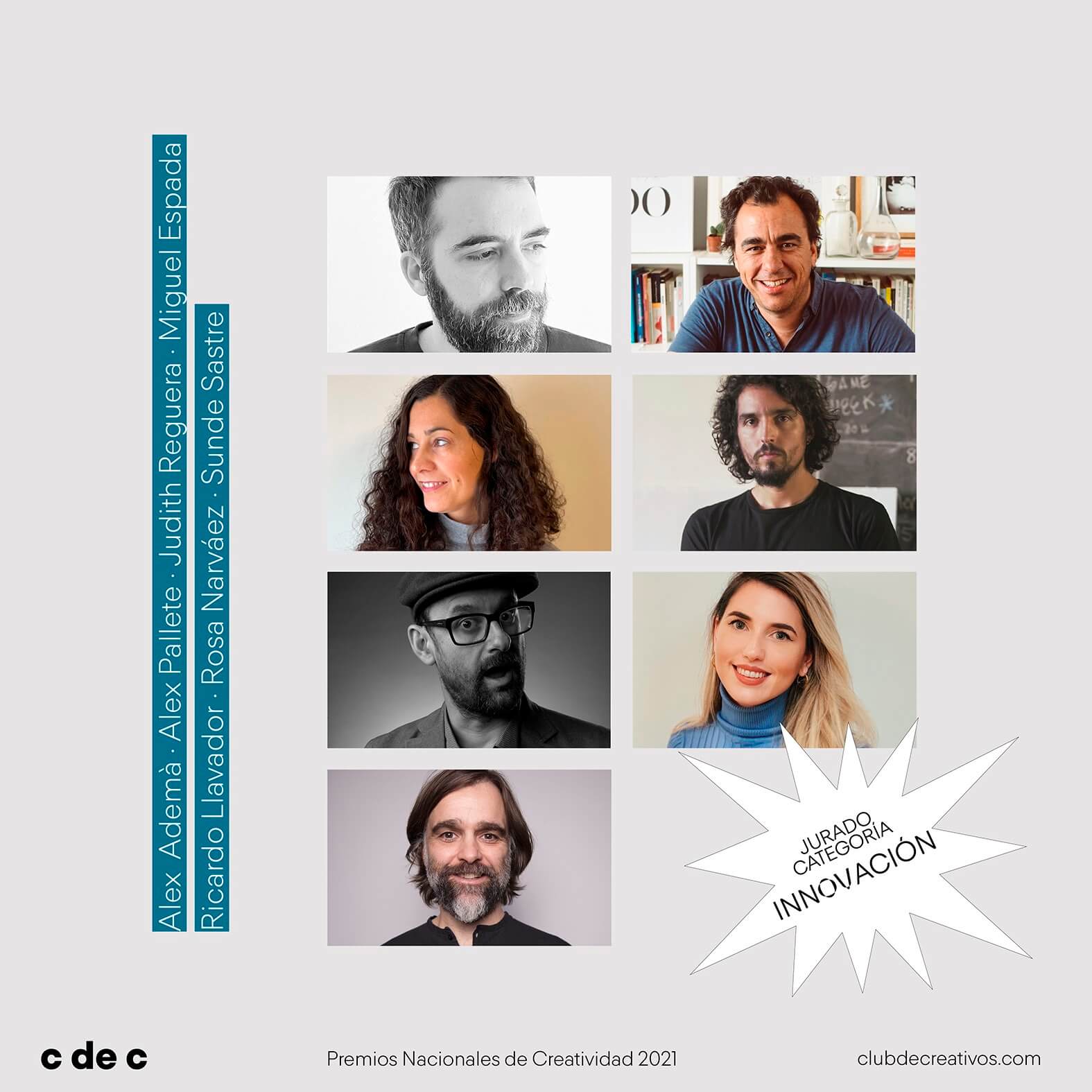 Jurados Innovación - Premios Nacionales de Creatividad 2021