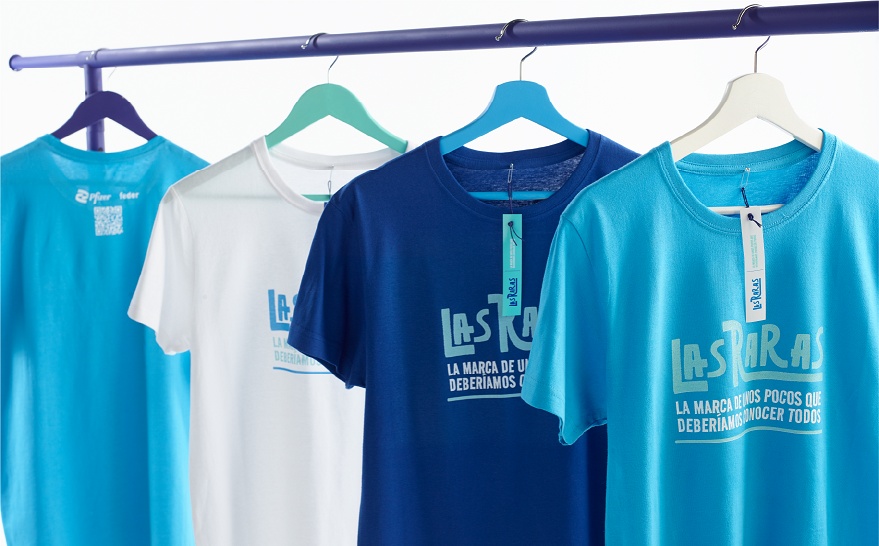Camisetas con el lema de la campaña