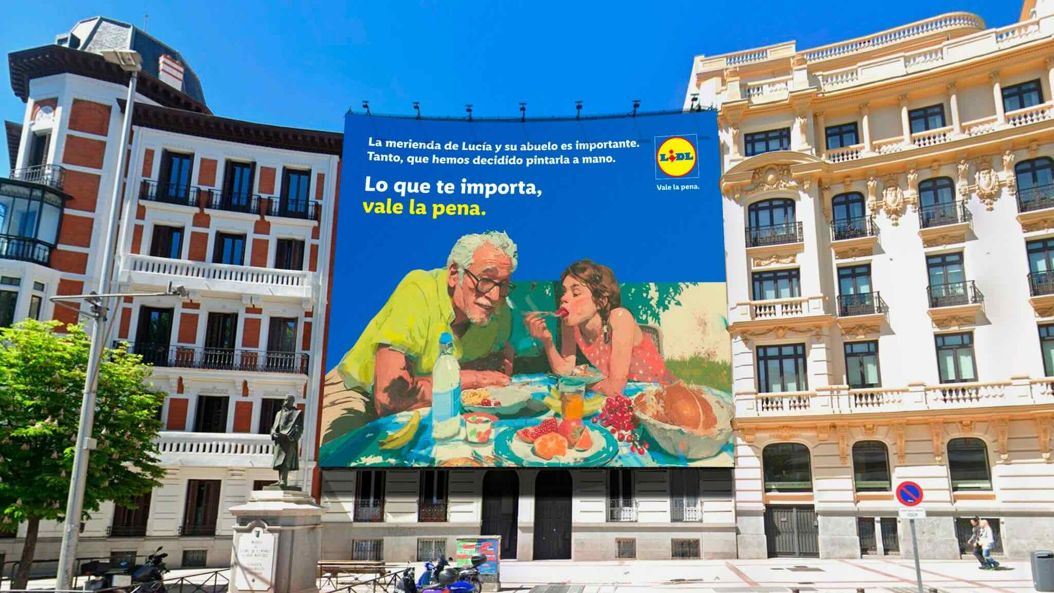 Lona pintada de Lidl