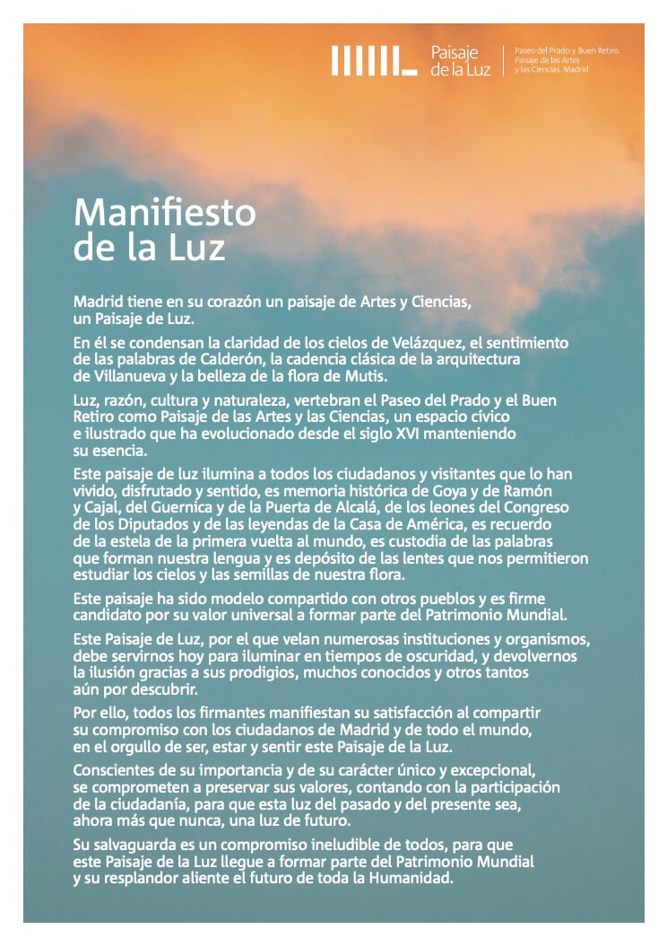 Manifiesto de la Luz
