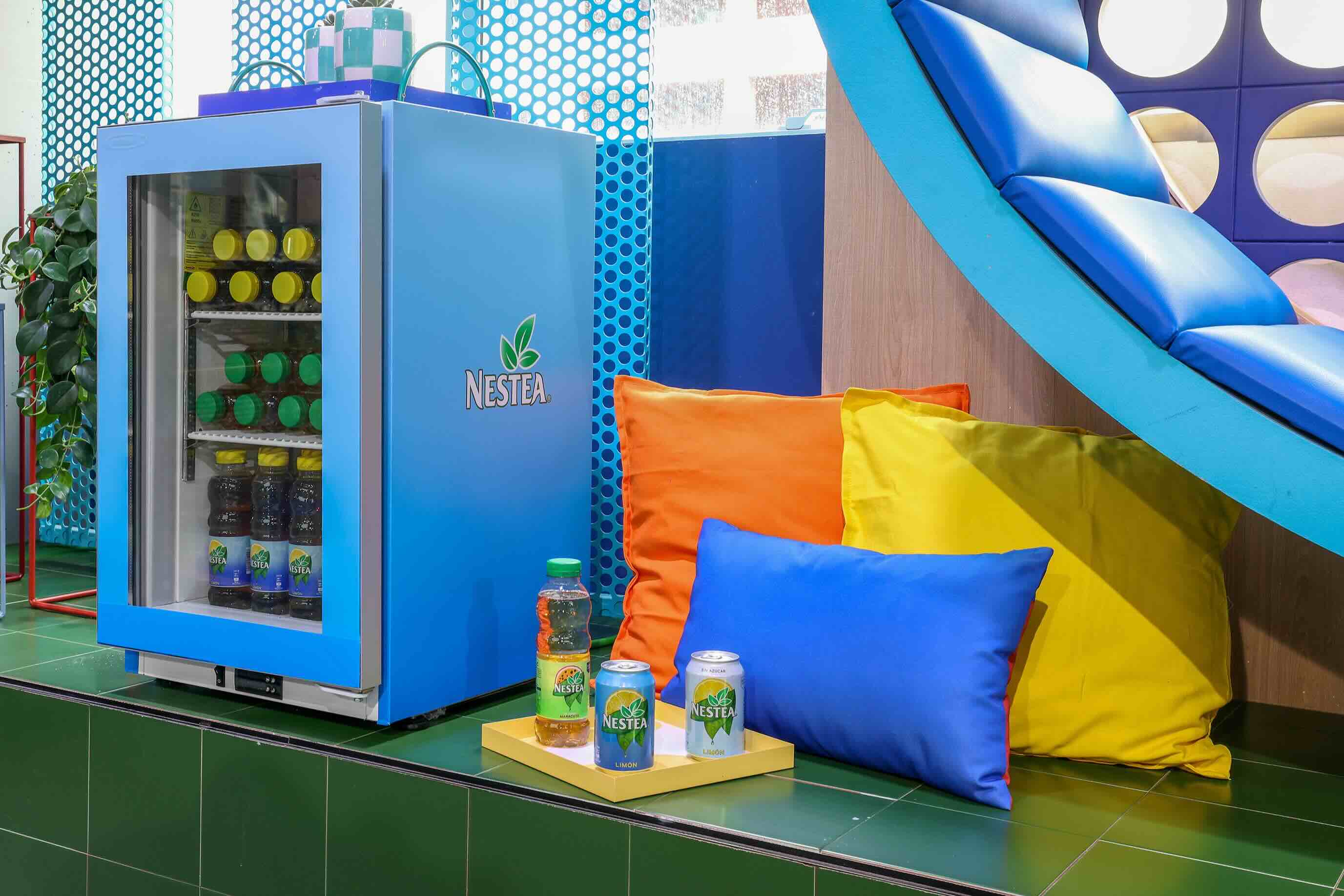 Nevera de Nestea en la academia de Operación Triunfo