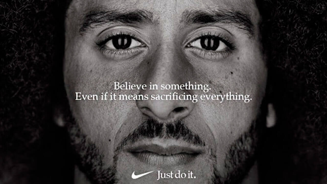 Colin Kaepernick para Nike