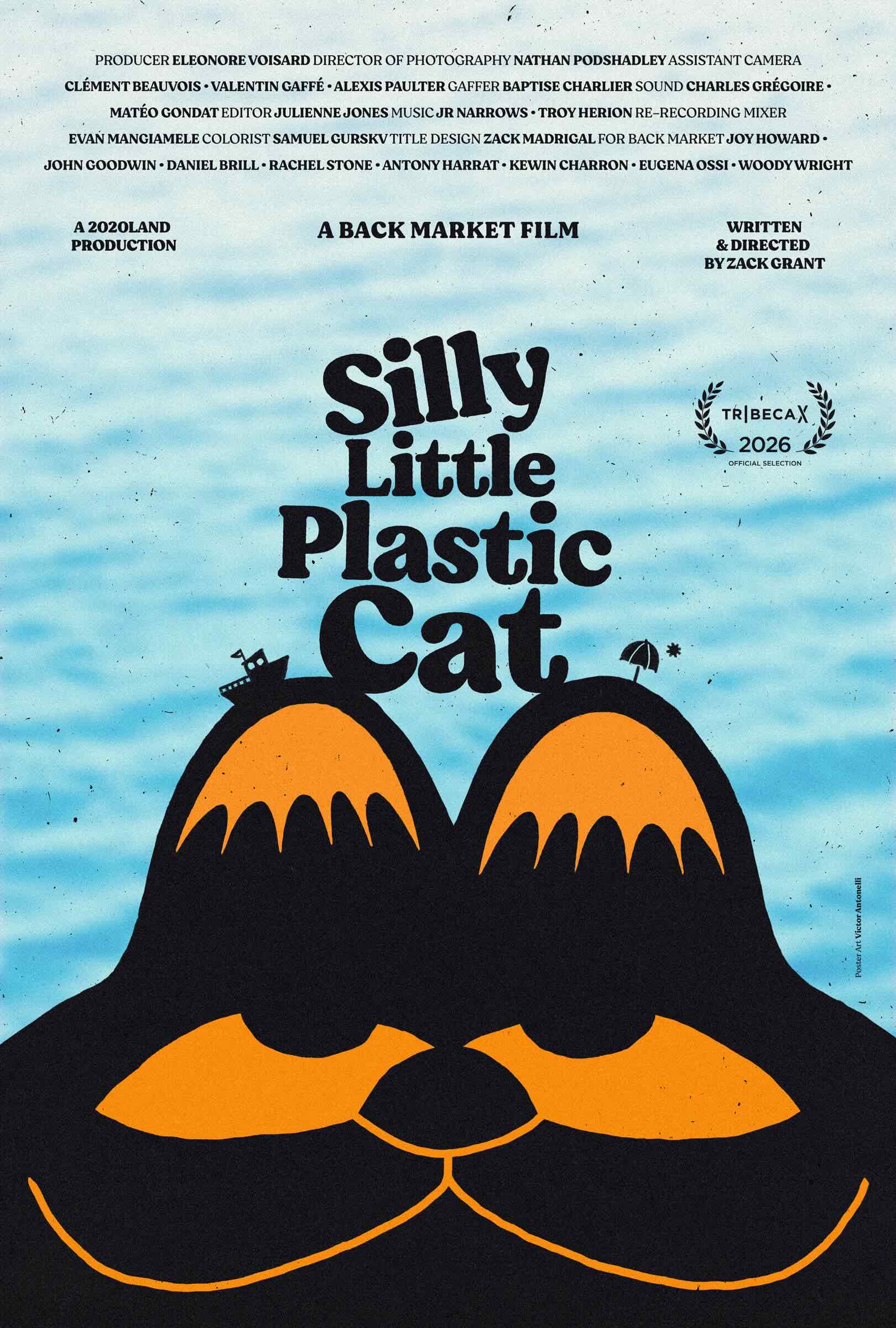 Póster del cortometraje "Silly Litlle Plastic Cat"