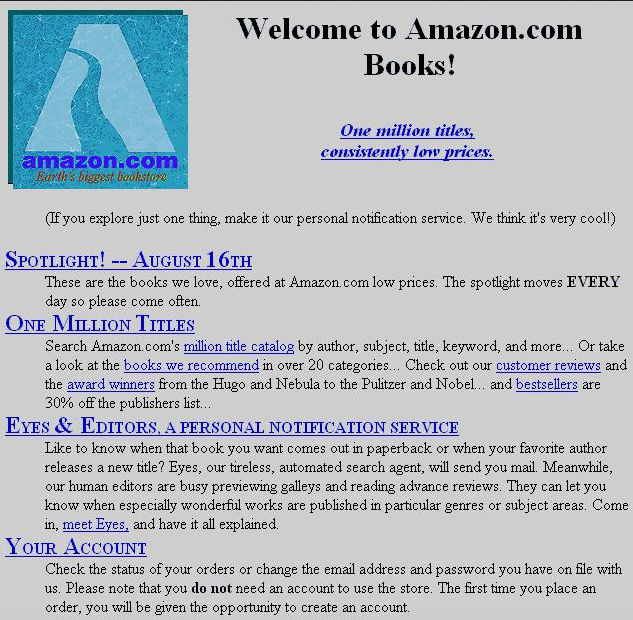 Primer web de Amazon.com
