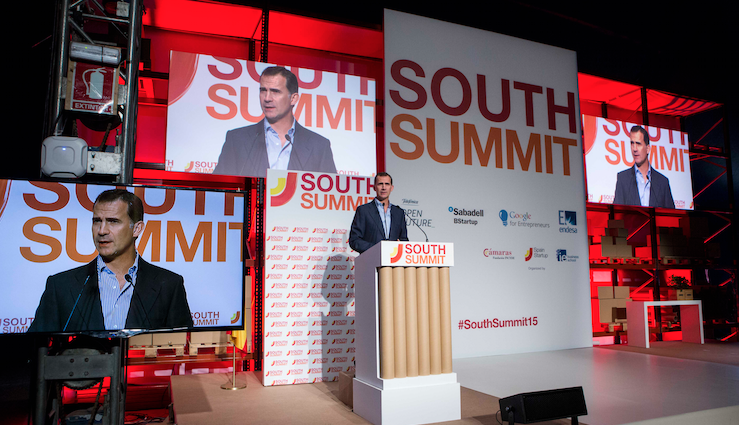 Felipe VI en la Start-up Competition de South SUmmit