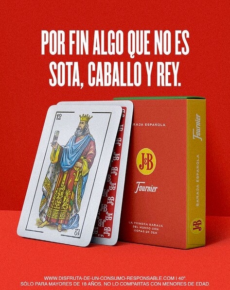Baraja de cartas J&B