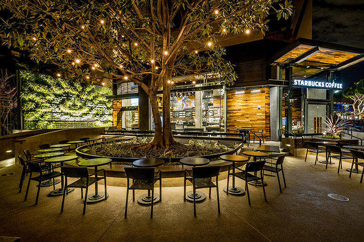 Así es el primer Starbucks de Disneyland-primer-starbucks-dinseyland-decoracion-madera