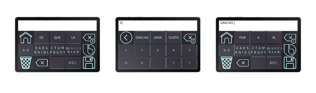 Teclado predictivo de Tallk