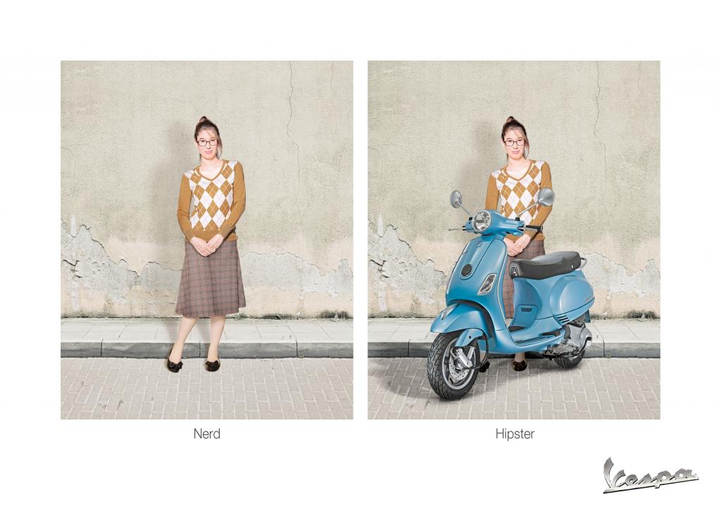 Vespa define a los hipsters en su última campaña de Publicidad-vespa-hipster-publicidad-grafica