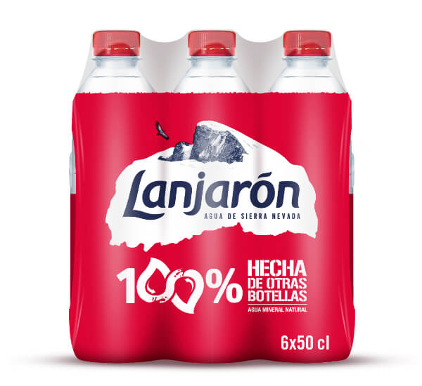 Botellas sostenibles de 50cl de Lanjarón _alt_