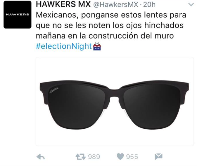 Hawkers México reconoce la “cagada máxima” por su tuit sobre el ...